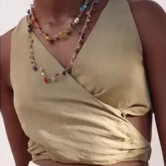 Zara Linen Top - Picture 2 of 6